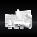 Partijiet f'forma taċ-ċeramika ta 'l-insulazzjoni termali u kontra n-nar